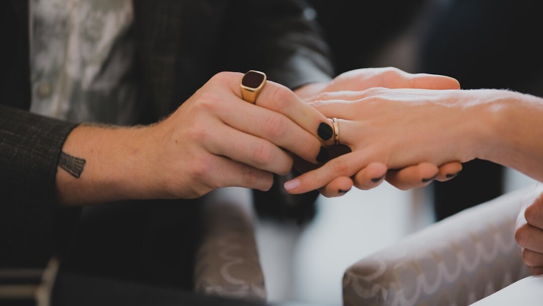 business professionals shaking hands at event