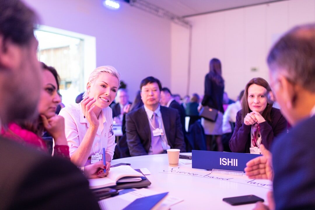 diverse group at business conference